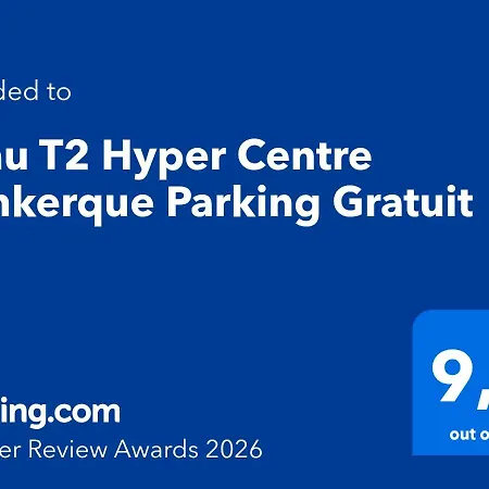 아파트 Beau T2 Hyper Centre Dunkerque Parking Gratuit 됭케르크